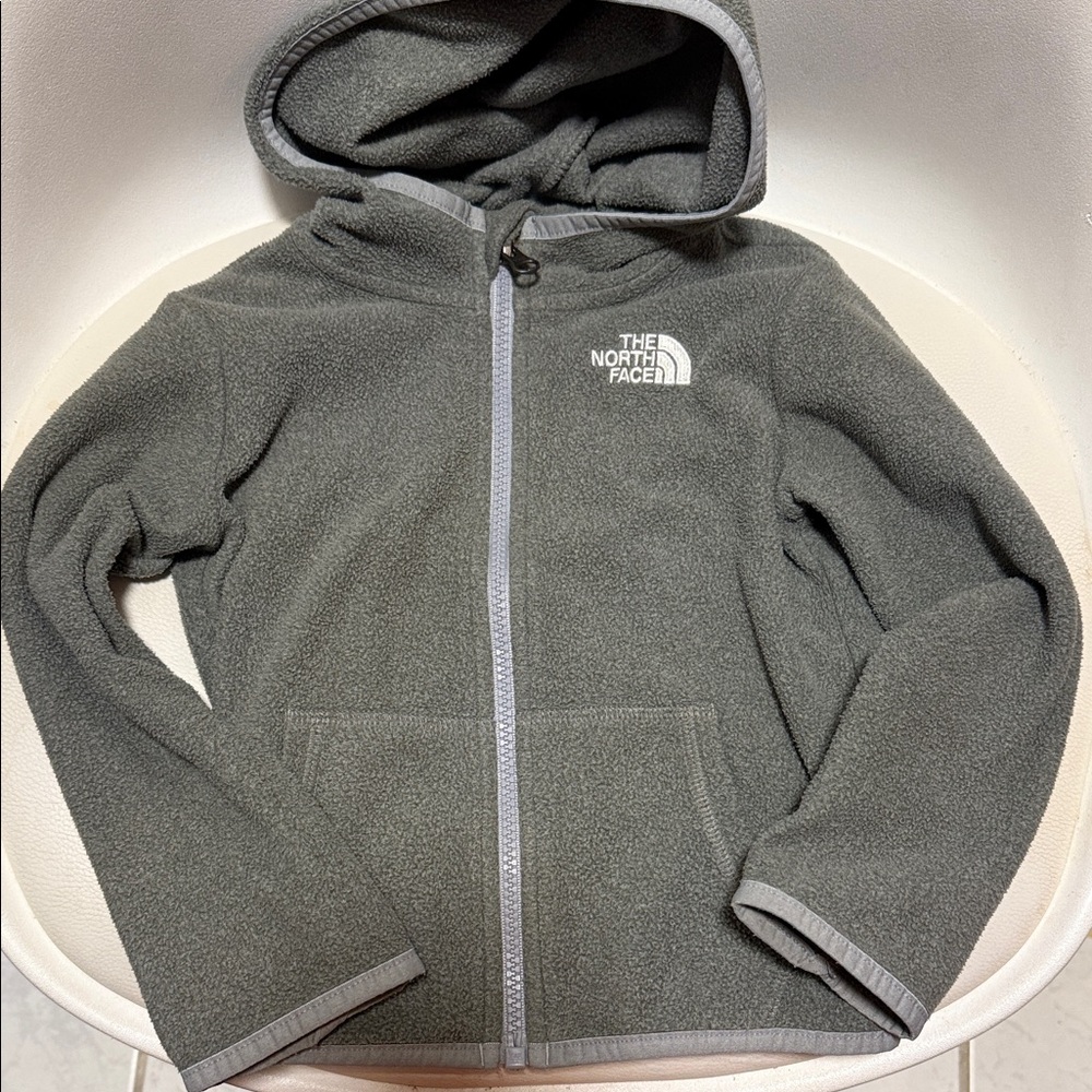 The North Face Kids Charcoal Fleece Hoodie